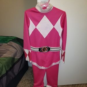 Pink power ranger costume